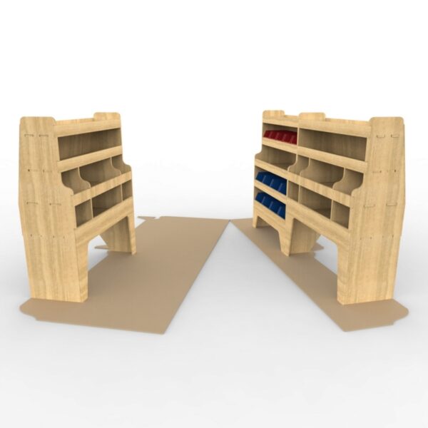 Volkswagen VW Transporter T5 T6 Plywood Van Racking - Shelving Package ...
