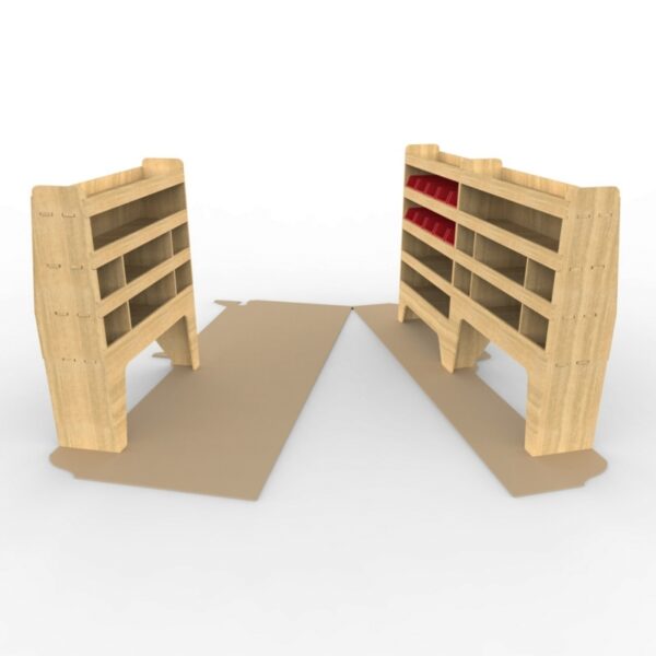 Volkswagen VW Transporter T5 & T6 Plywood Van Racking - Shelving ...