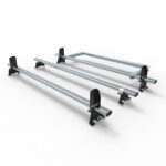 Toyota Proace roof rack 3 bars load stops roller AT128LS+A30