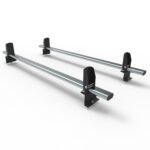 Vauxhall Combo roof rack 2 bars load stops AT129LS