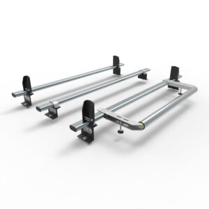 Volkswagen Caddy roof rack 3 bars load stops roller AT72LS+A30