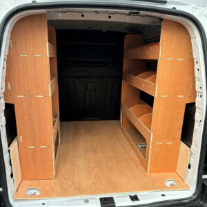 Fiat Doblo 2022 on plywood van racking WRK49.50