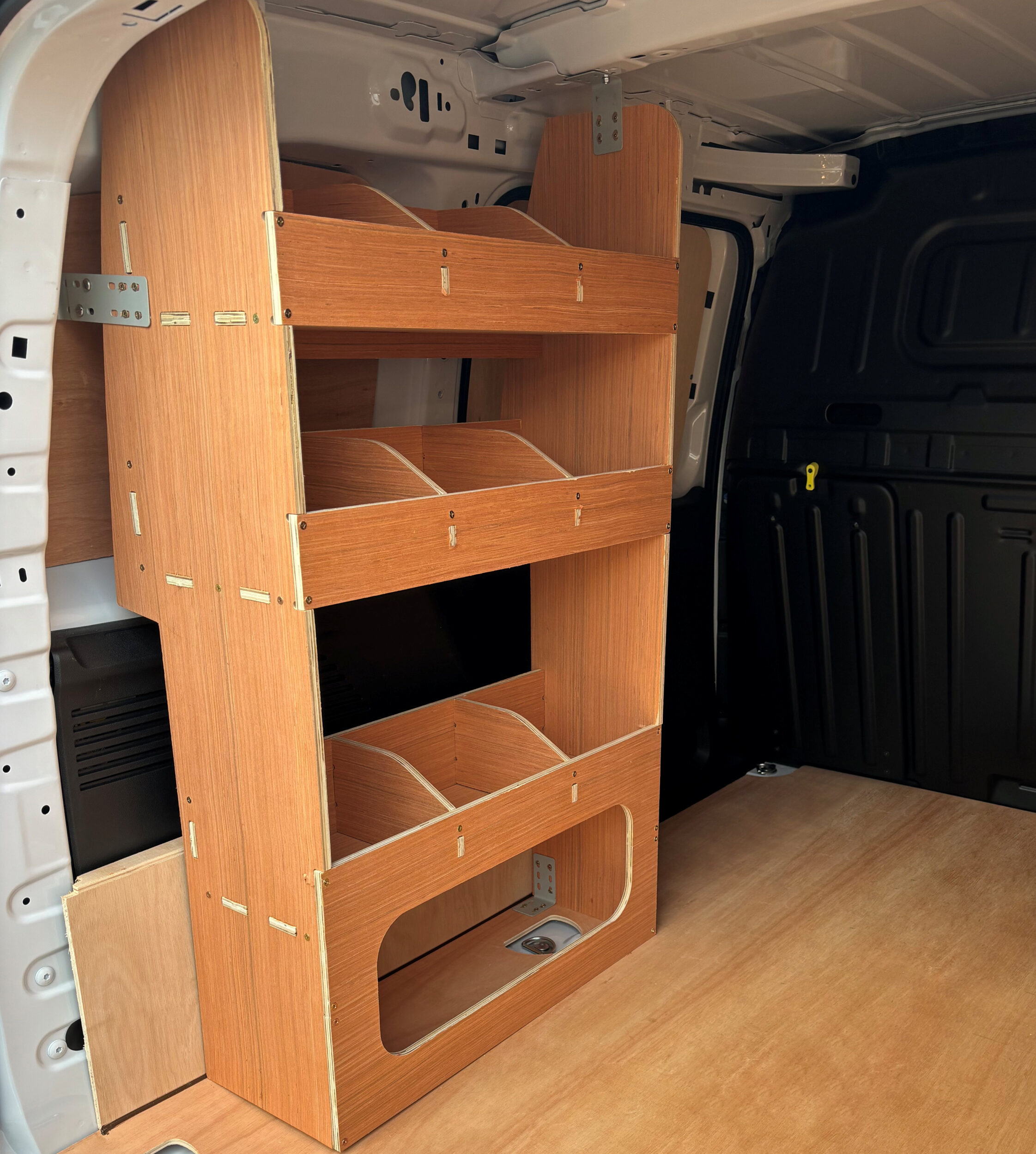 Fiat Doblo 2022 On Plywood Van Racking Shelving Unit NEARSIDE WR49 Demar Van Products