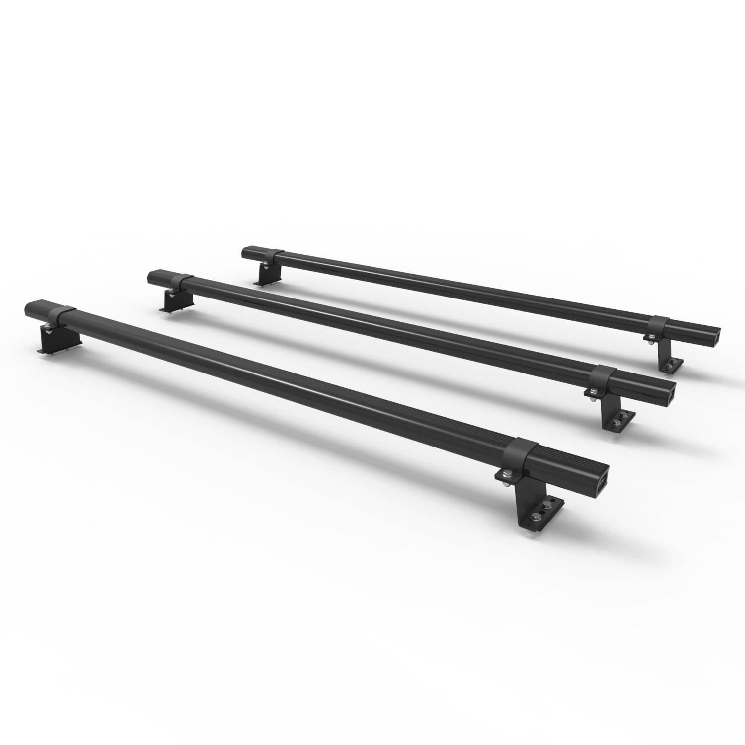 Ford Transit Custom 2013 to 2023 Roof Rack Aluminium 3 Bars Load Stops – DM86